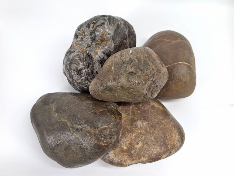 Preview: Flusskiesel Stein für Aquarien und Teiche